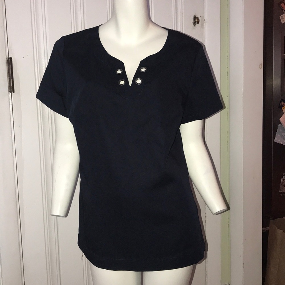Navy Banana republic blouse